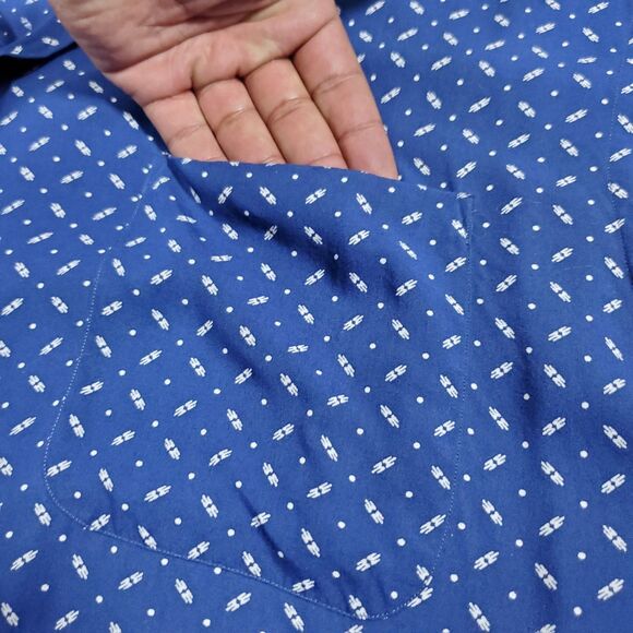 Vintage 90s Polo Ralph Lauren Shirt Men's Clayton XXL Geometric, Rayon, Y2K - Picture 5 of 12